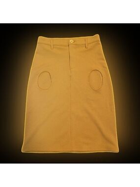 Coco By Little Cocoon Mustard Skirt with Pockets & Belt Loops - Size 8T